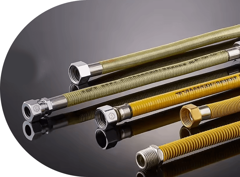 ধাতব মোড়ানো স্টেইনলেস স্টিল rug েউখেলান গ্যাসের পায়ের পাতার মোজাবিশেষ জেডএলআর -14